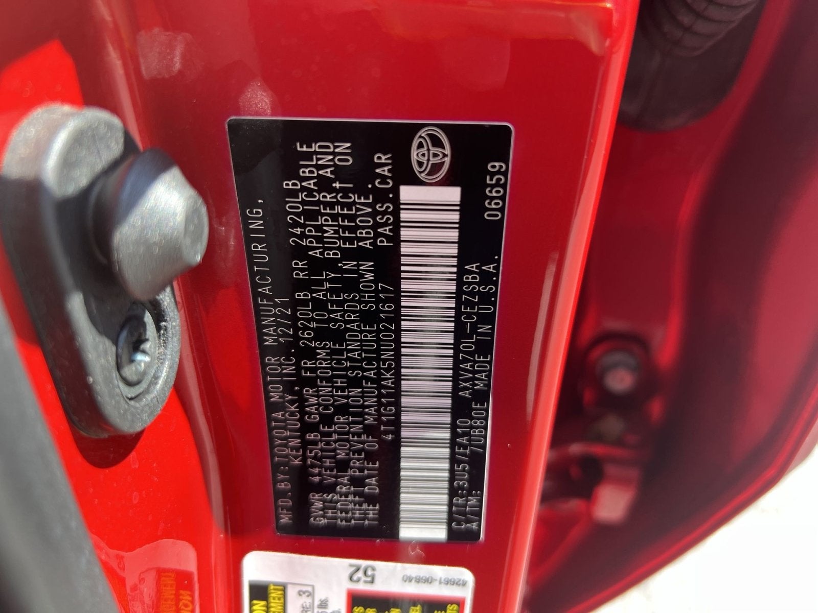 2022 Toyota Camry SE
