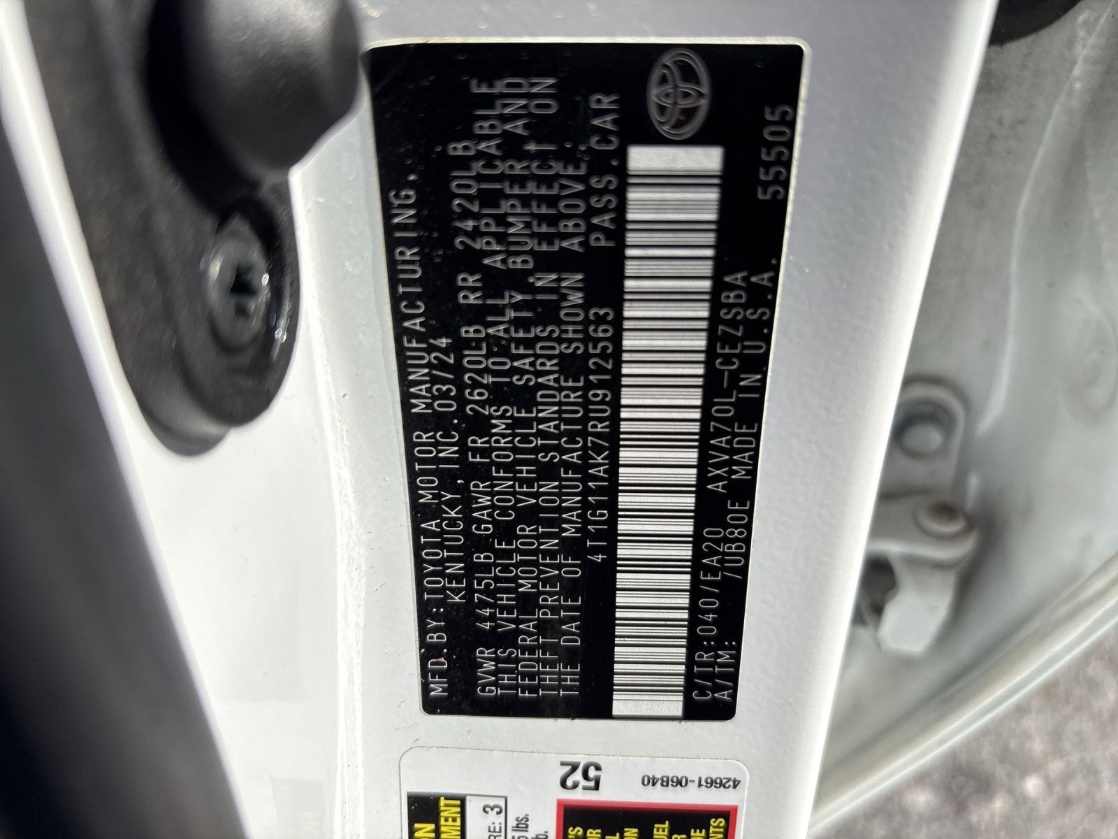 2024 Toyota Camry SE