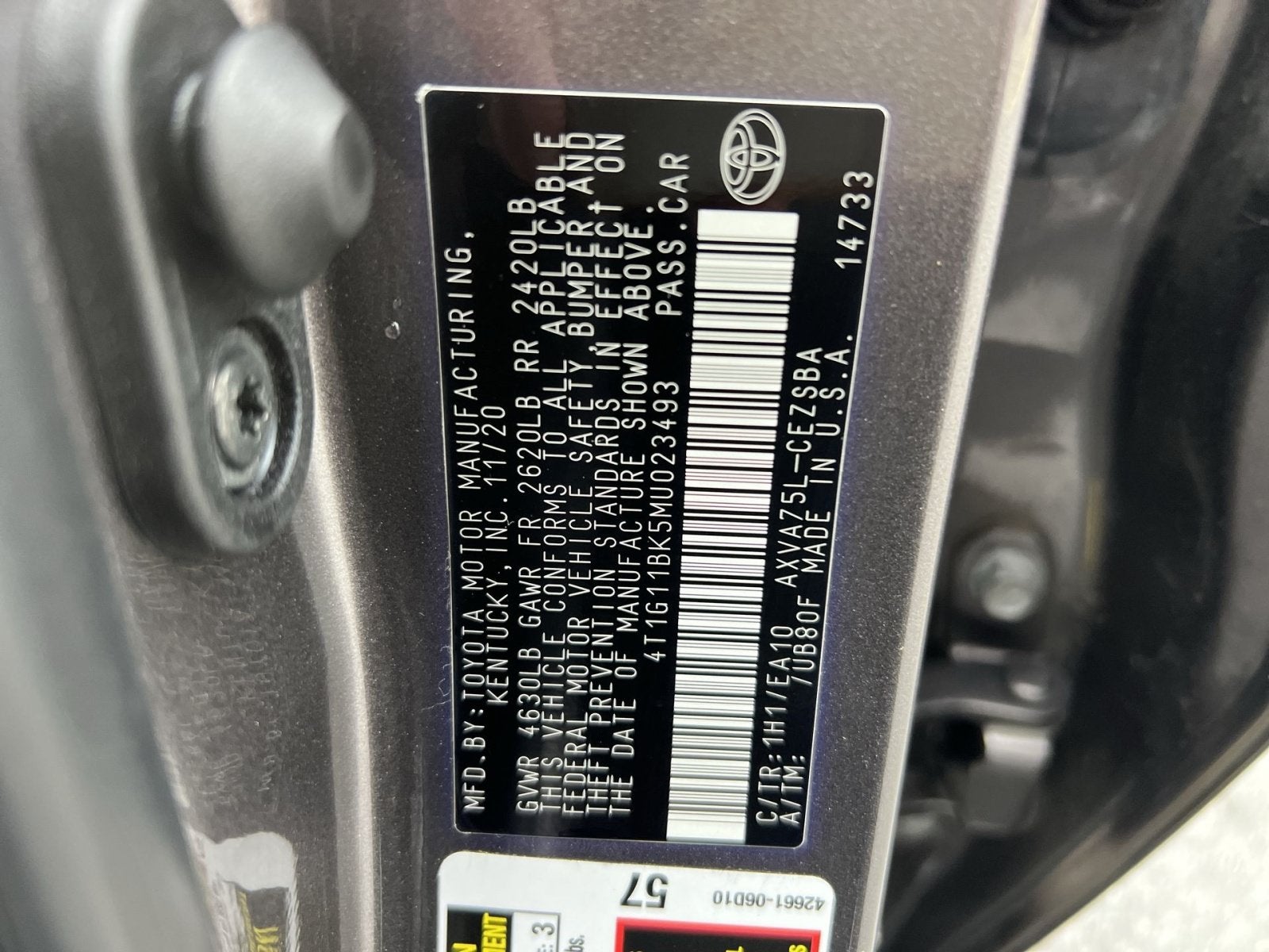 2021 Toyota Camry SE