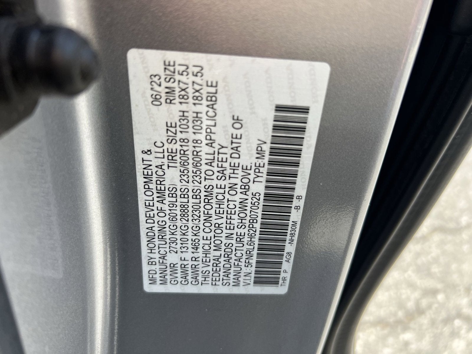 2023 Honda Odyssey EX-L