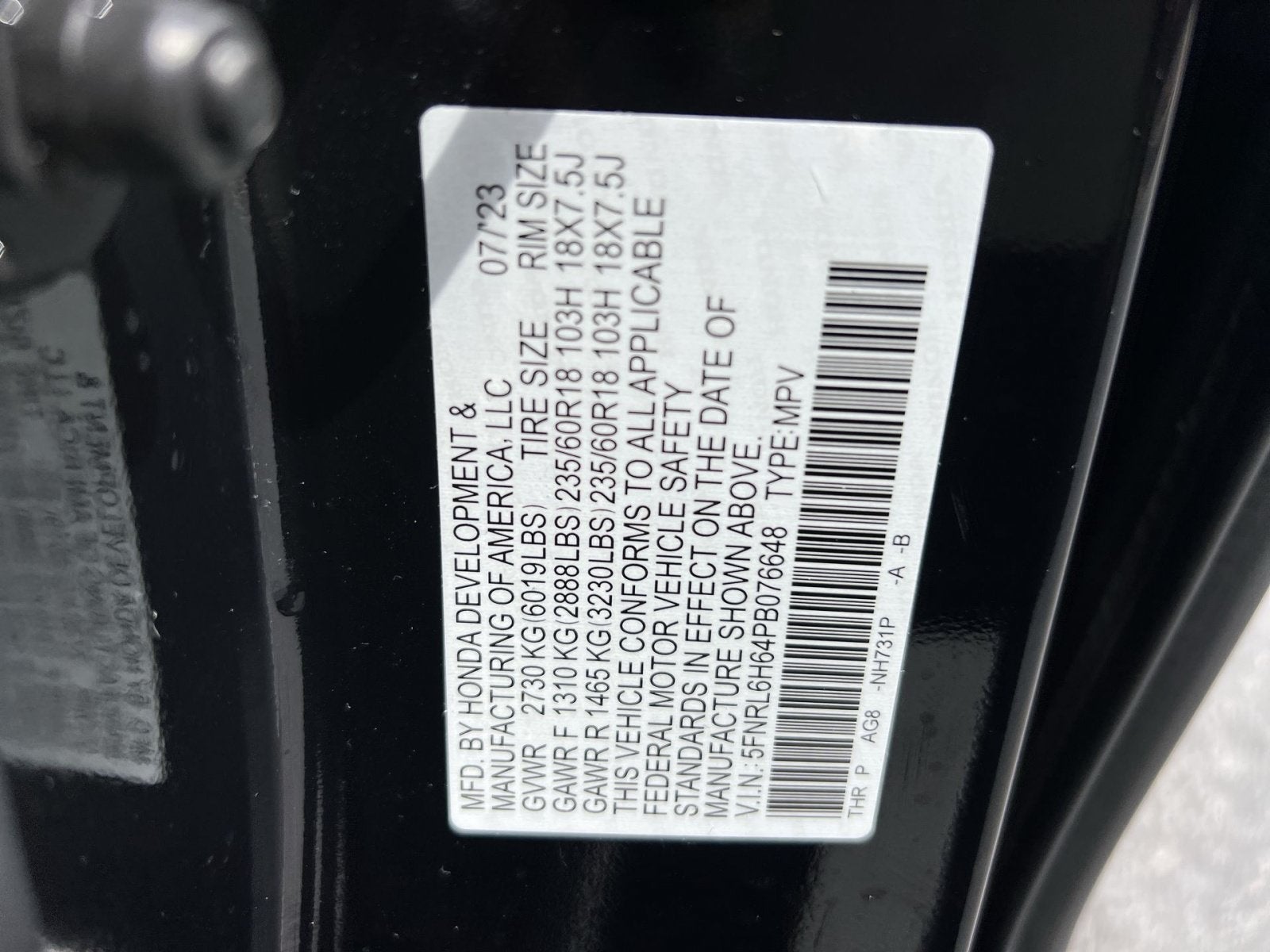 2023 Honda Odyssey EX-L