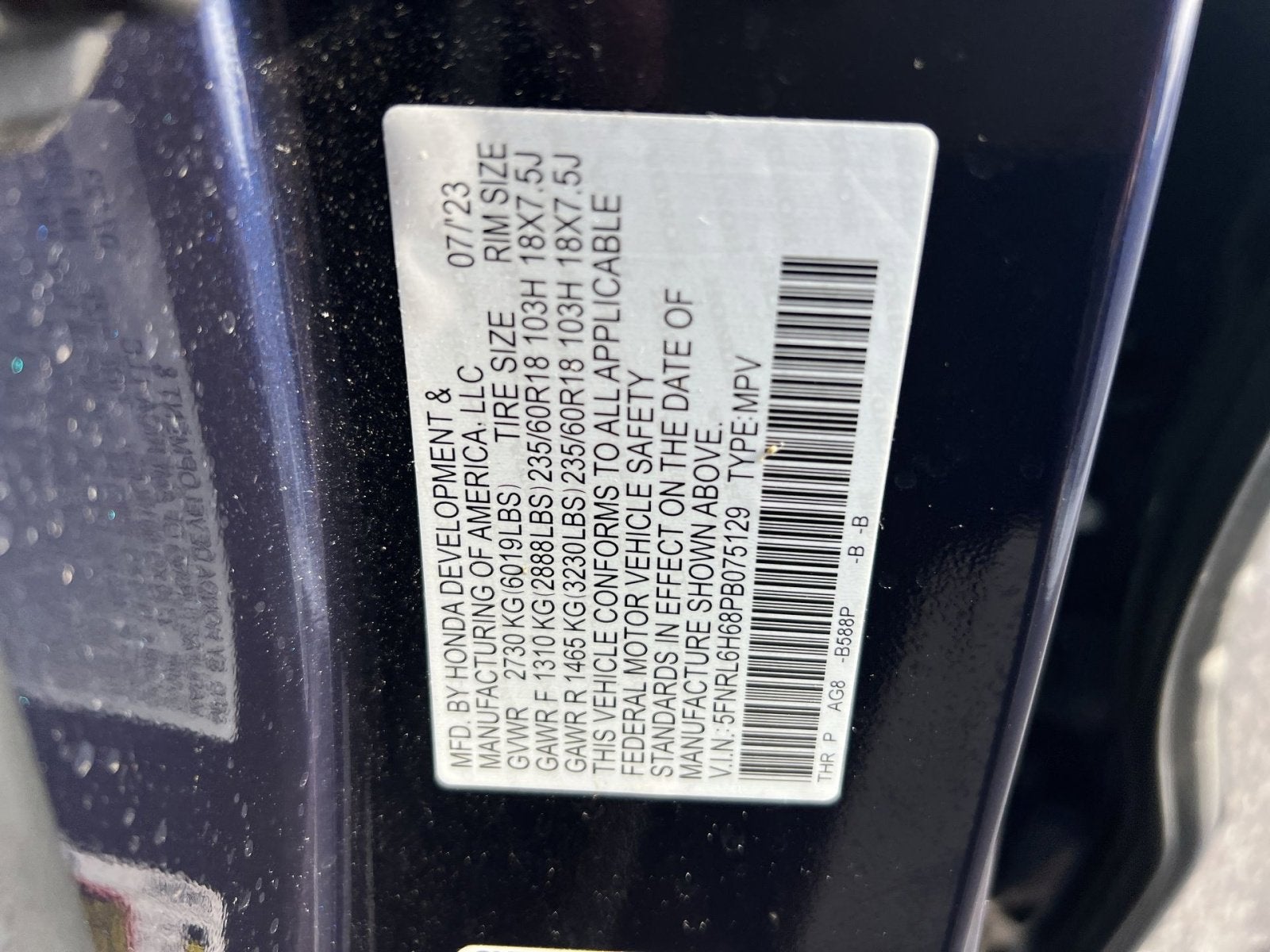 2023 Honda Odyssey EX-L