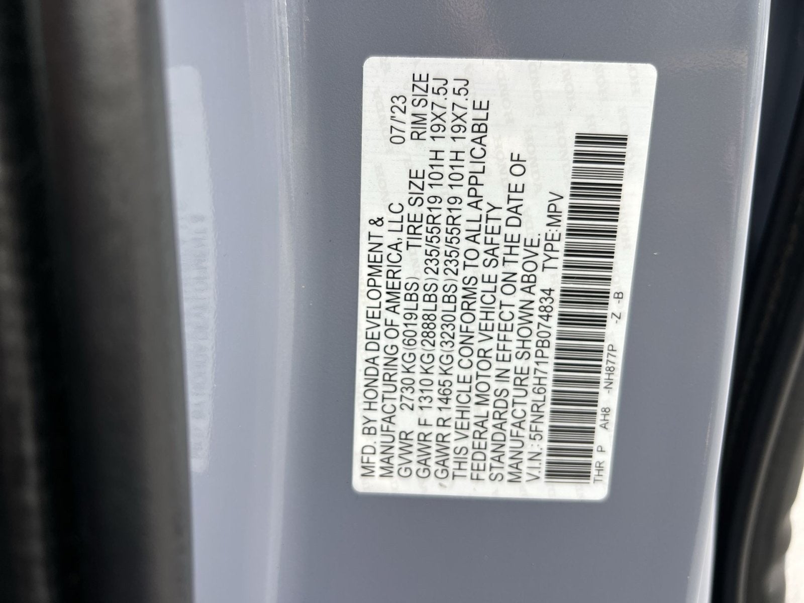 2023 Honda Odyssey Sport