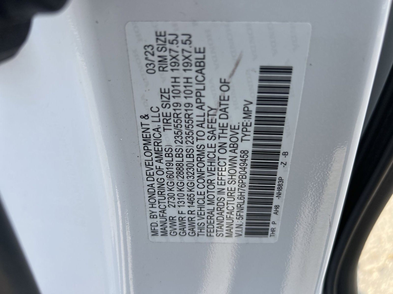 2023 Honda Odyssey Sport