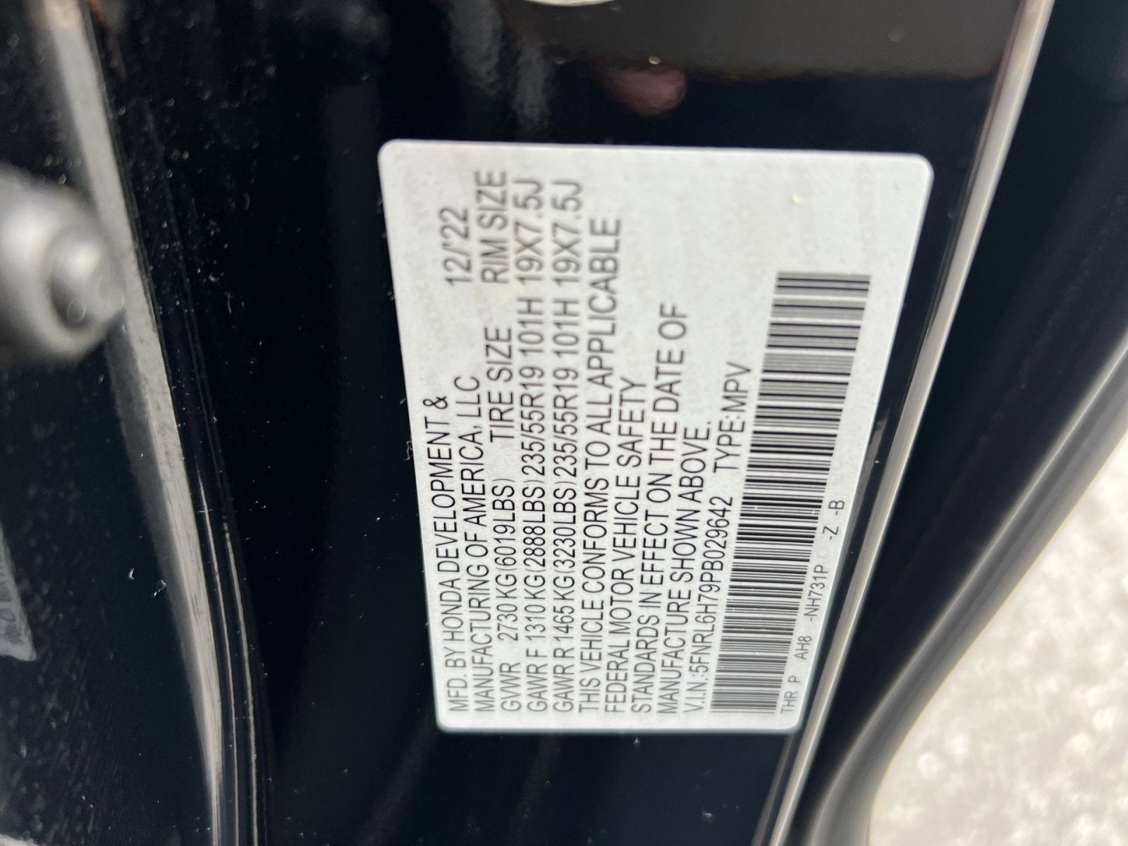 2023 Honda Odyssey Sport