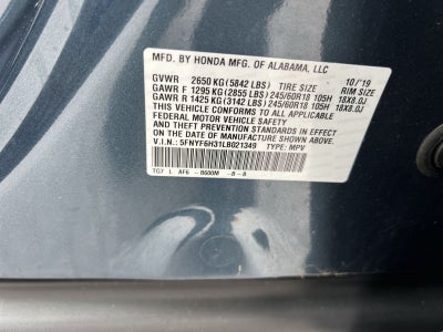 2020 Honda Pilot EX