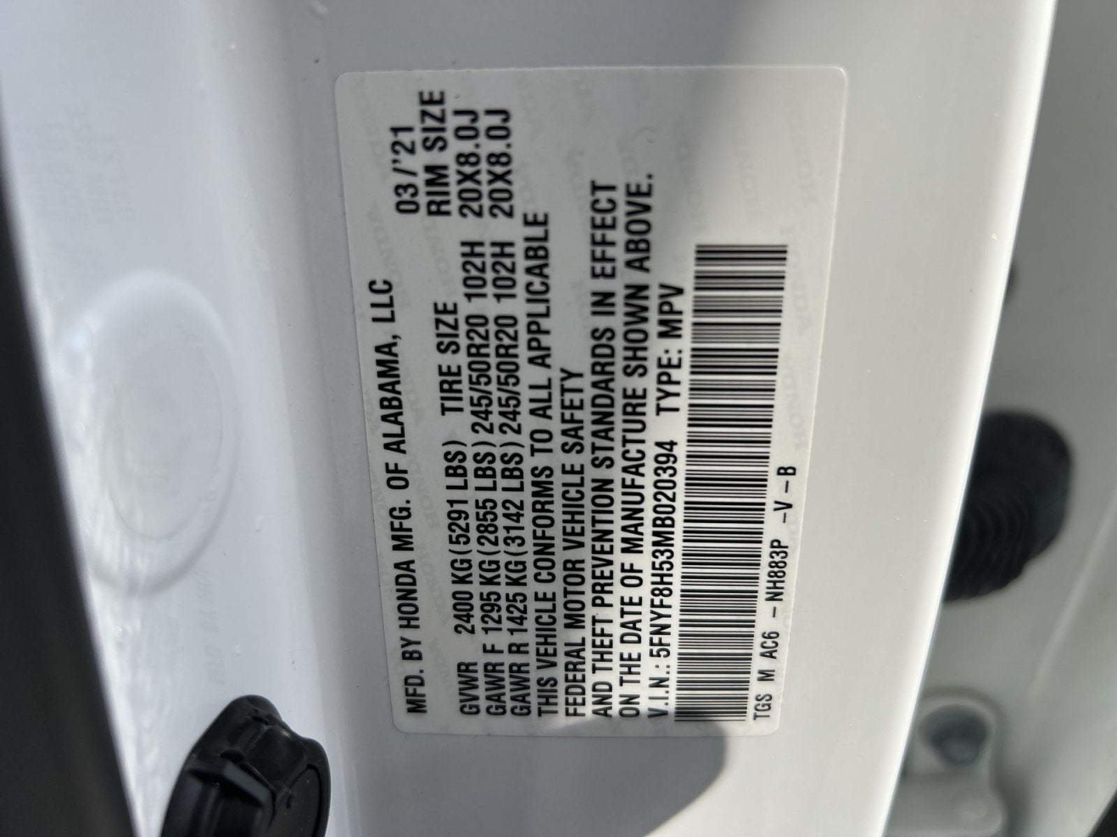 2021 Honda Passport EX-L
