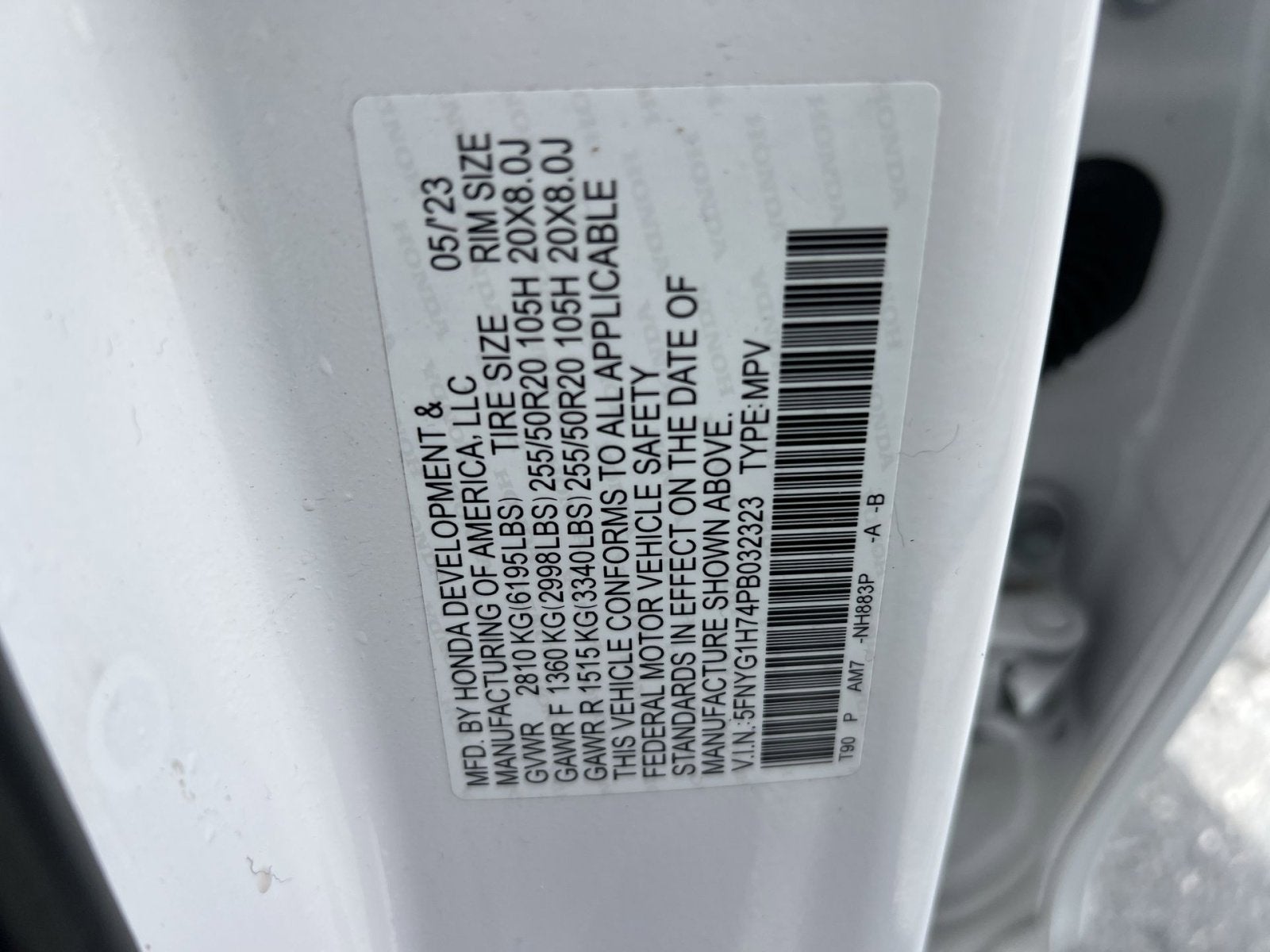 2023 Honda Pilot Touring