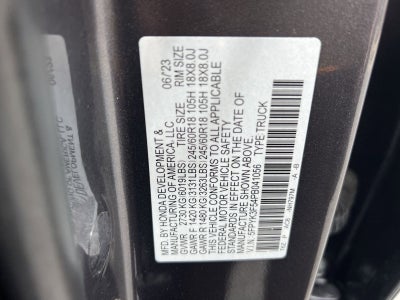 2023 Honda Ridgeline RTL