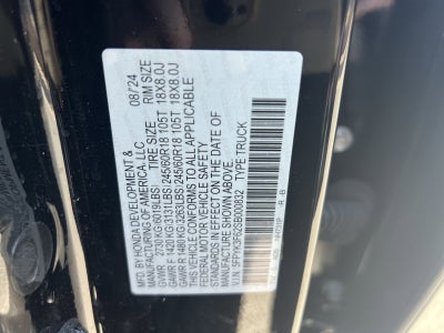 2025 Honda Ridgeline TrailSport