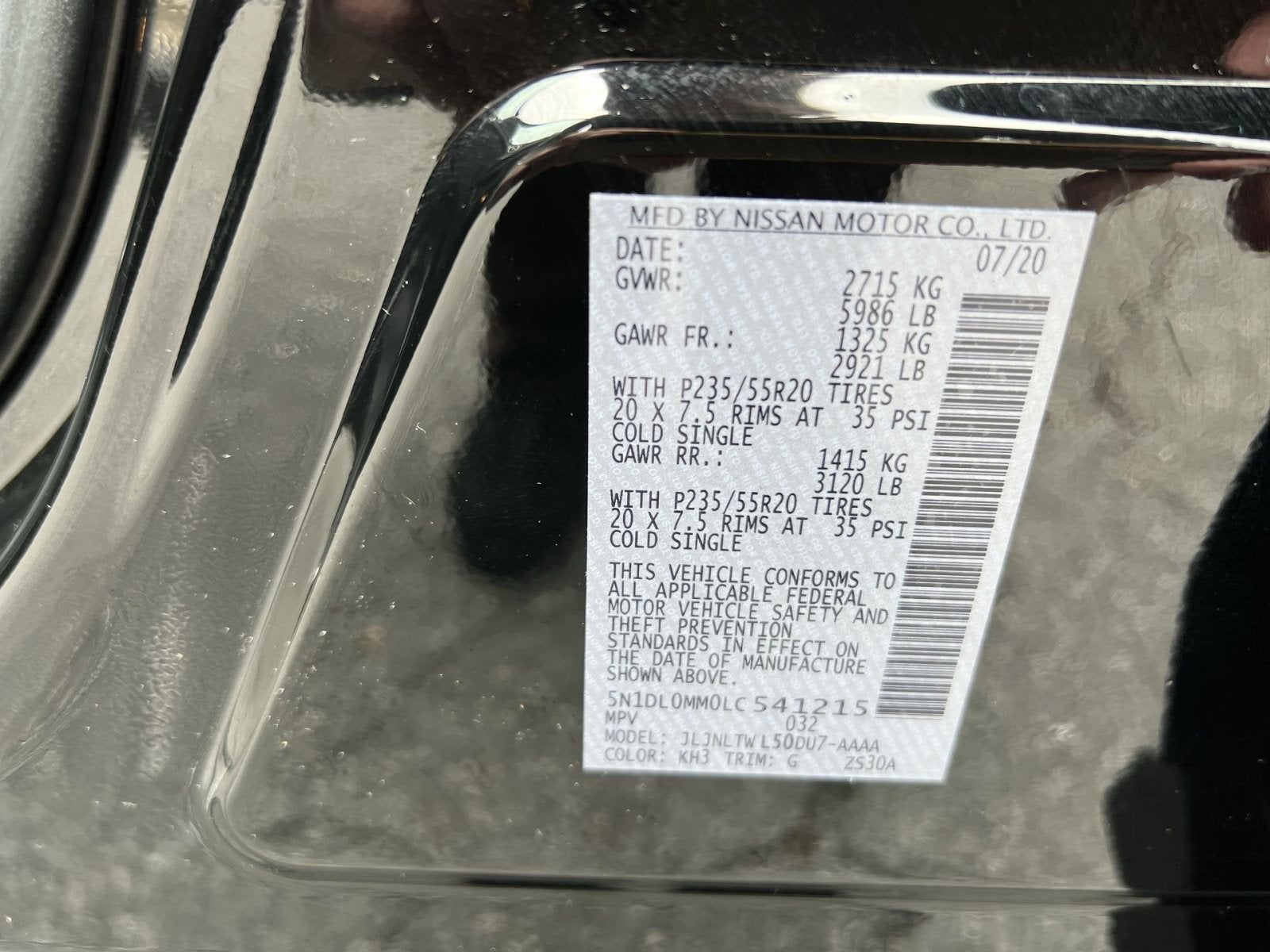 2020 INFINITI QX60 LUXE