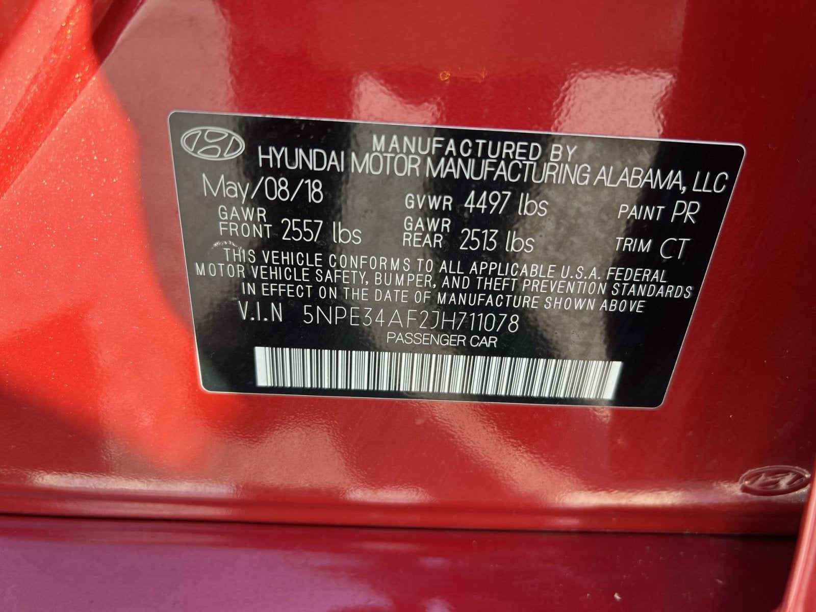 2018 Hyundai Sonata Sport+