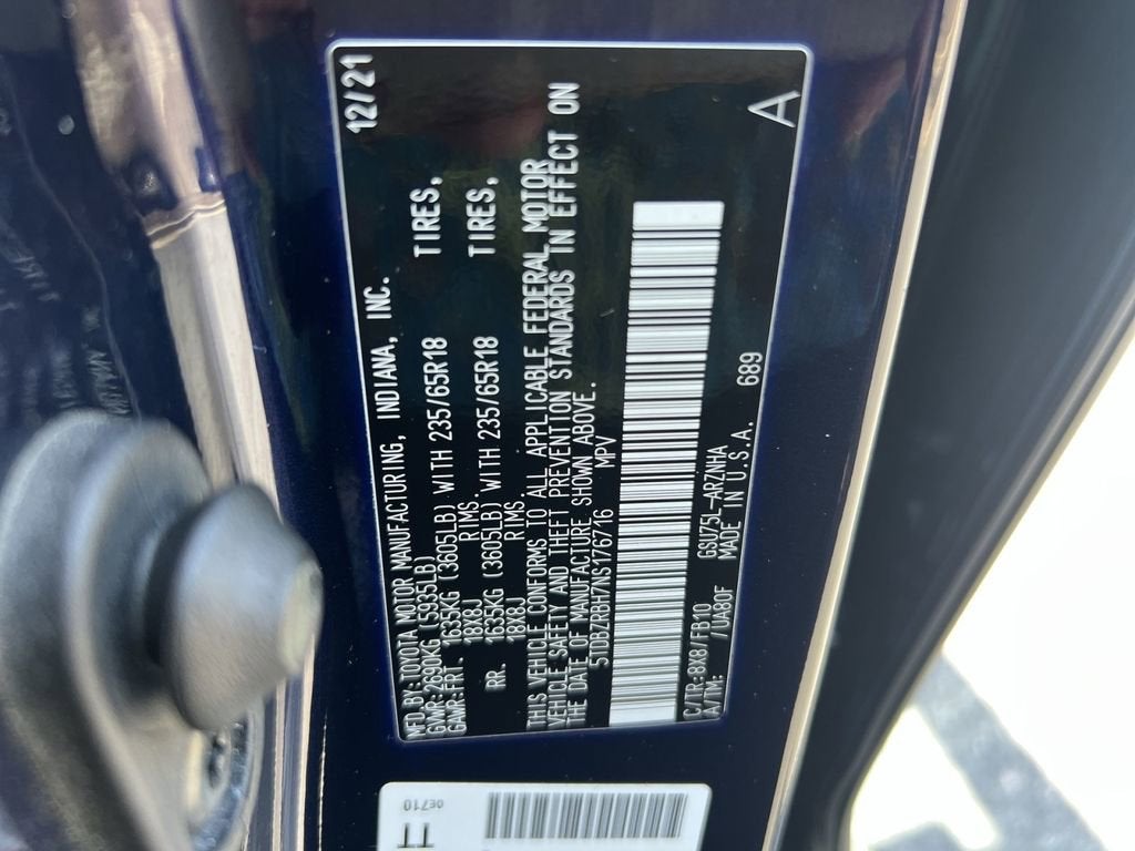 2022 Toyota Highlander LE