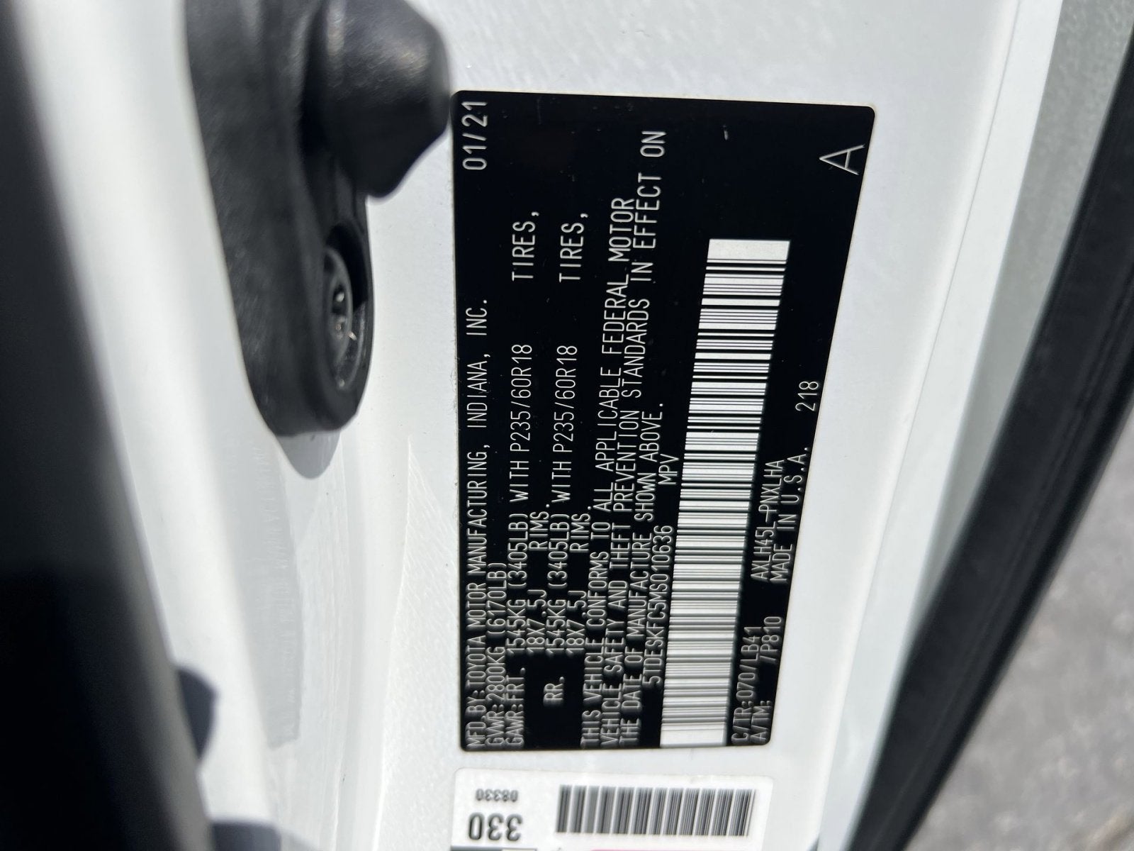 2021 Toyota Sienna Platinum