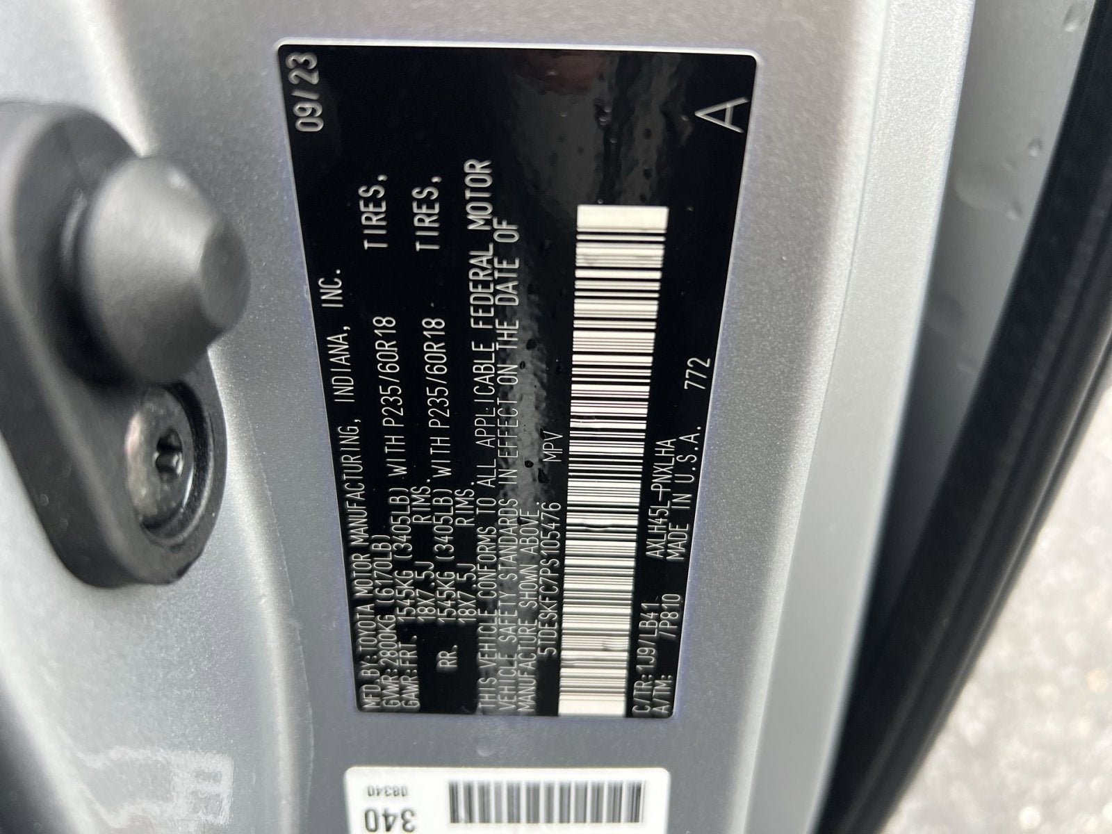 2023 Toyota Sienna Platinum