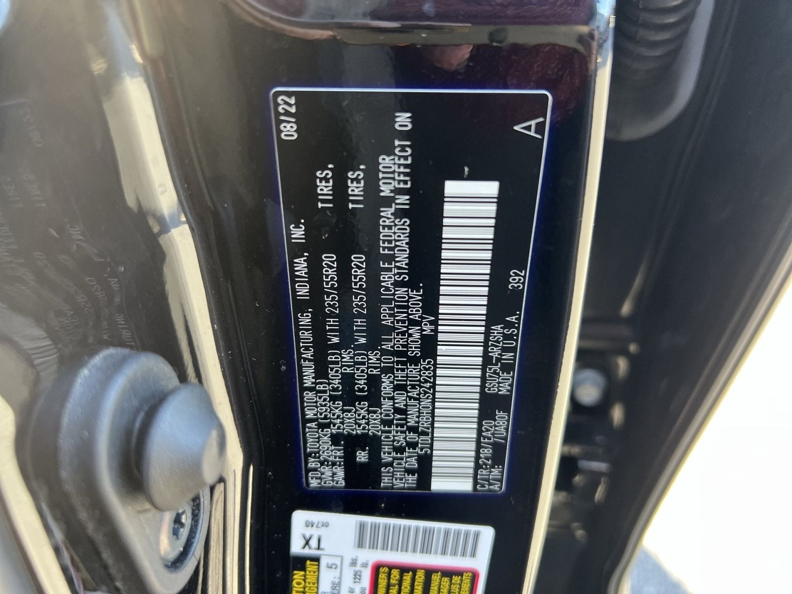 2022 Toyota Highlander XSE