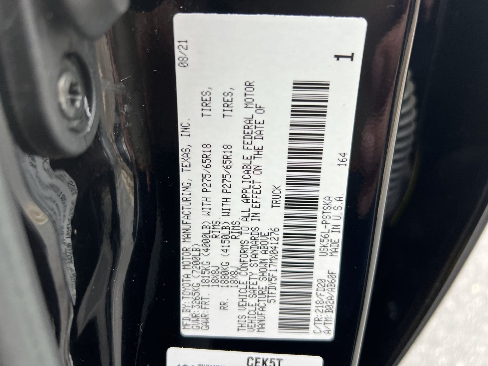 2021 Toyota Tundra SR5