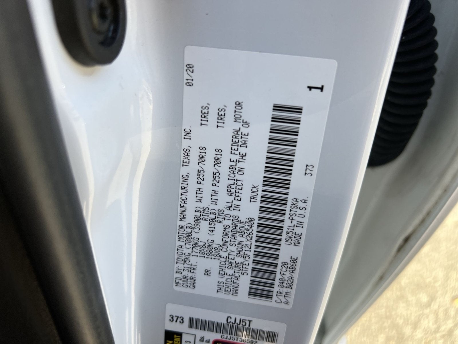 2020 Toyota Tundra SR5
