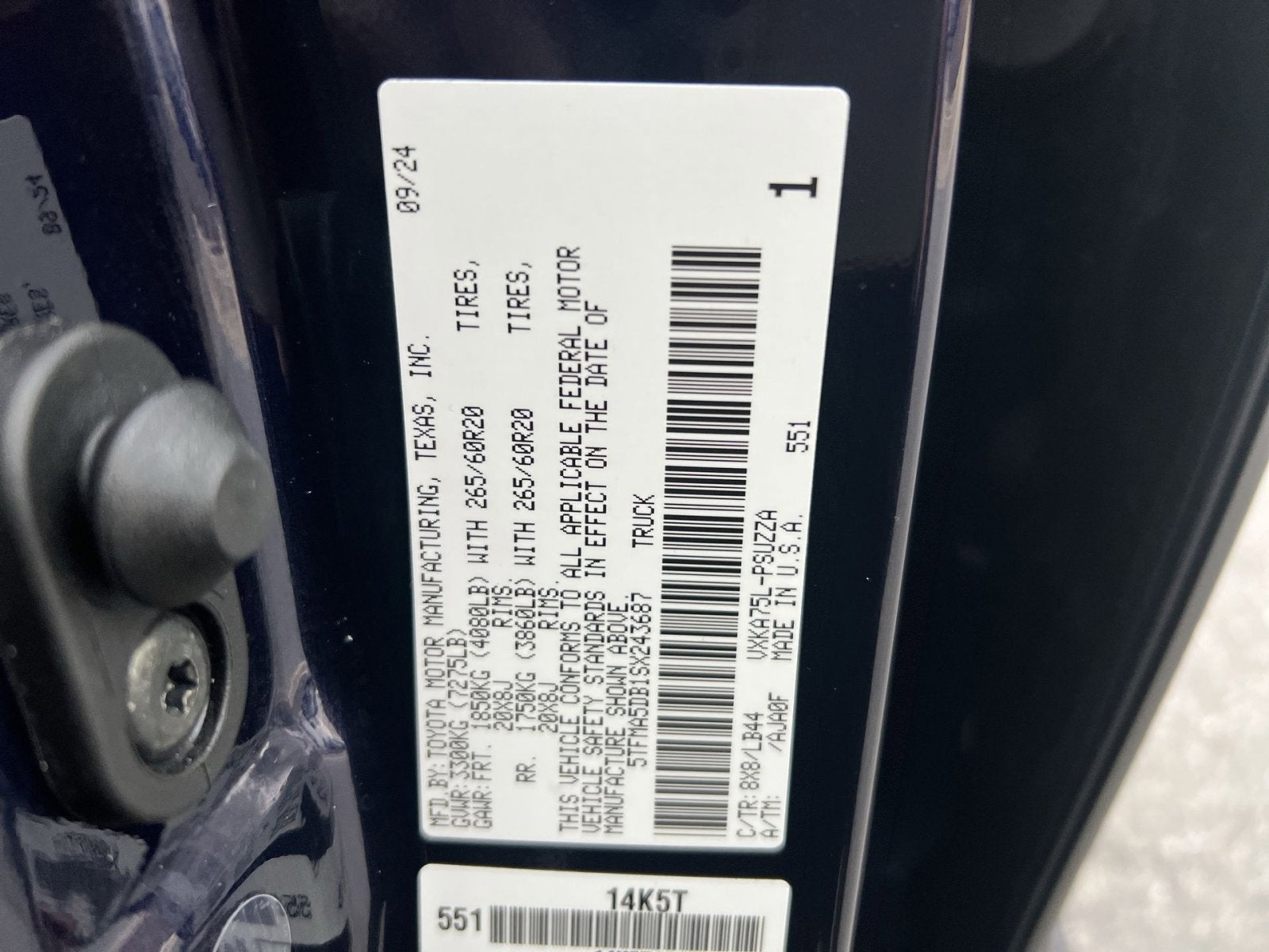 2025 Toyota Tundra 1794