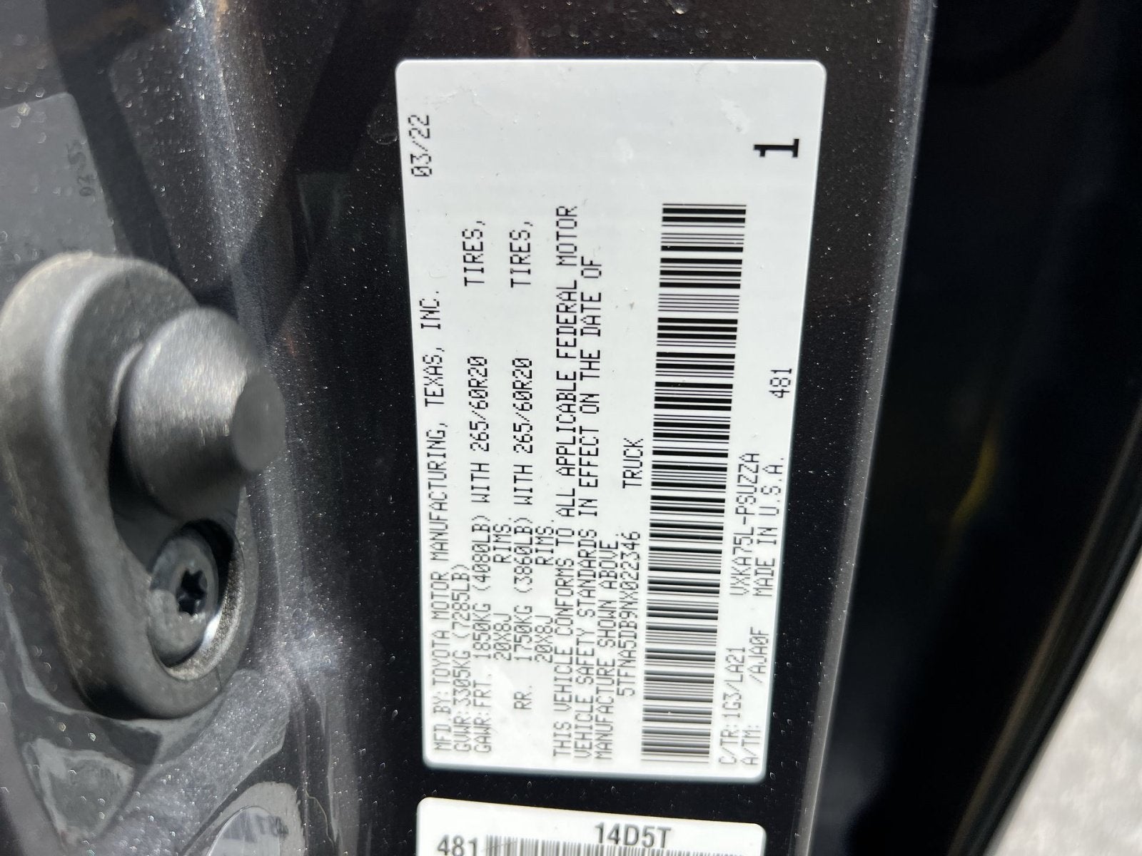 2022 Toyota Tundra Platinum
