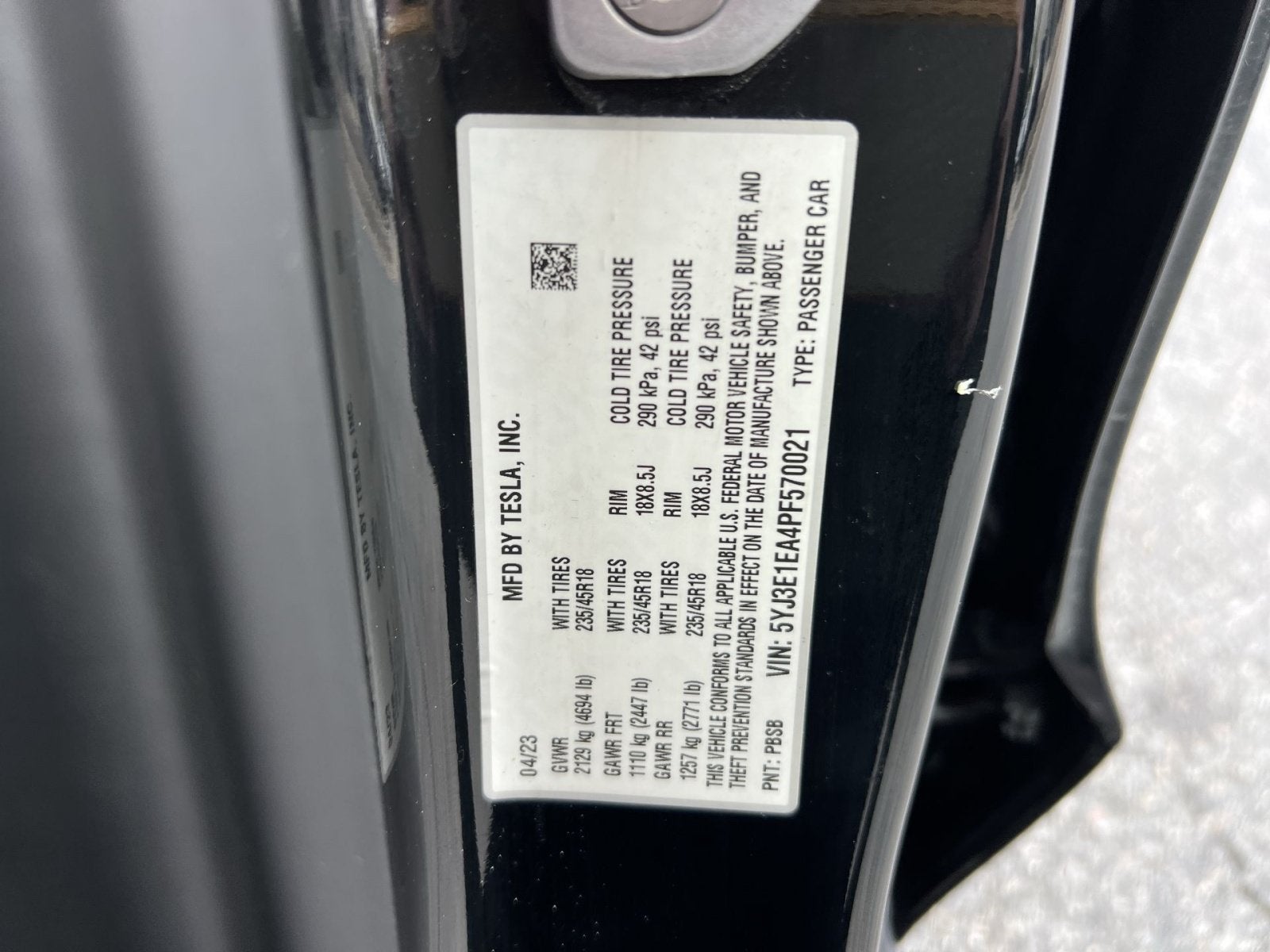2023 Tesla Model 3 Base