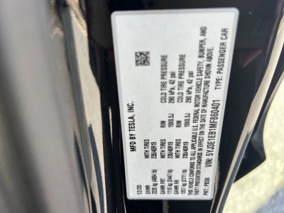 2021 Tesla Model 3 Long Range