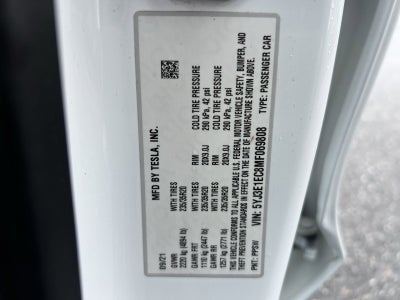 2021 Tesla Model 3 Performance