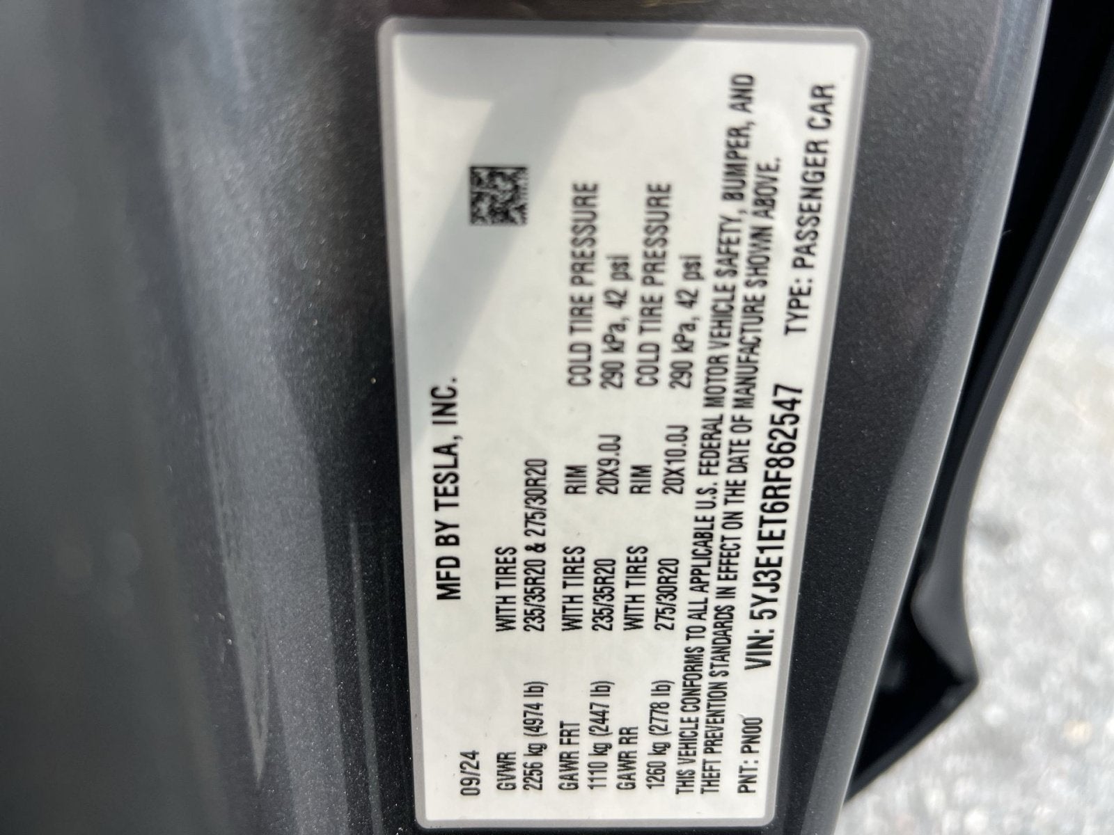 2024 Tesla Model 3 Performance