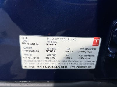 2020 Tesla Model S Long Range Plus