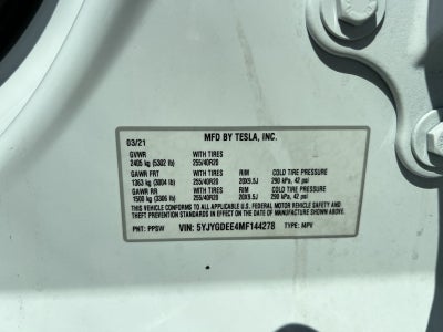 2021 Tesla Model Y Long Range