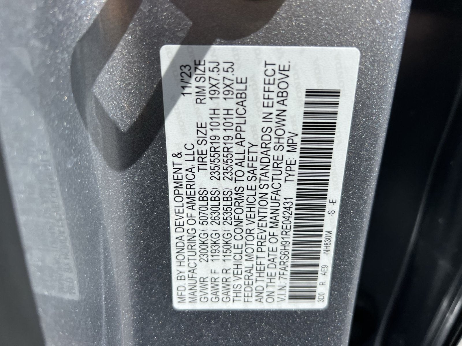 2024 Honda CR-V Hybrid Sport Touring