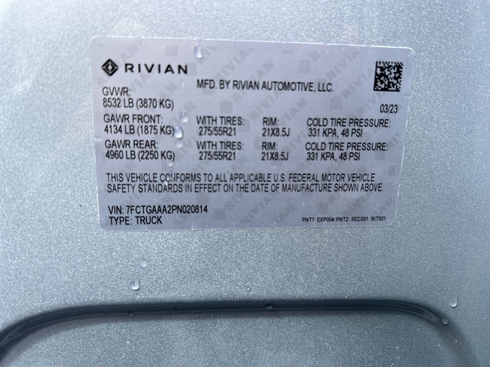 2023 Rivian R1T Adventure