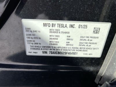 2025 Tesla Model X Plaid