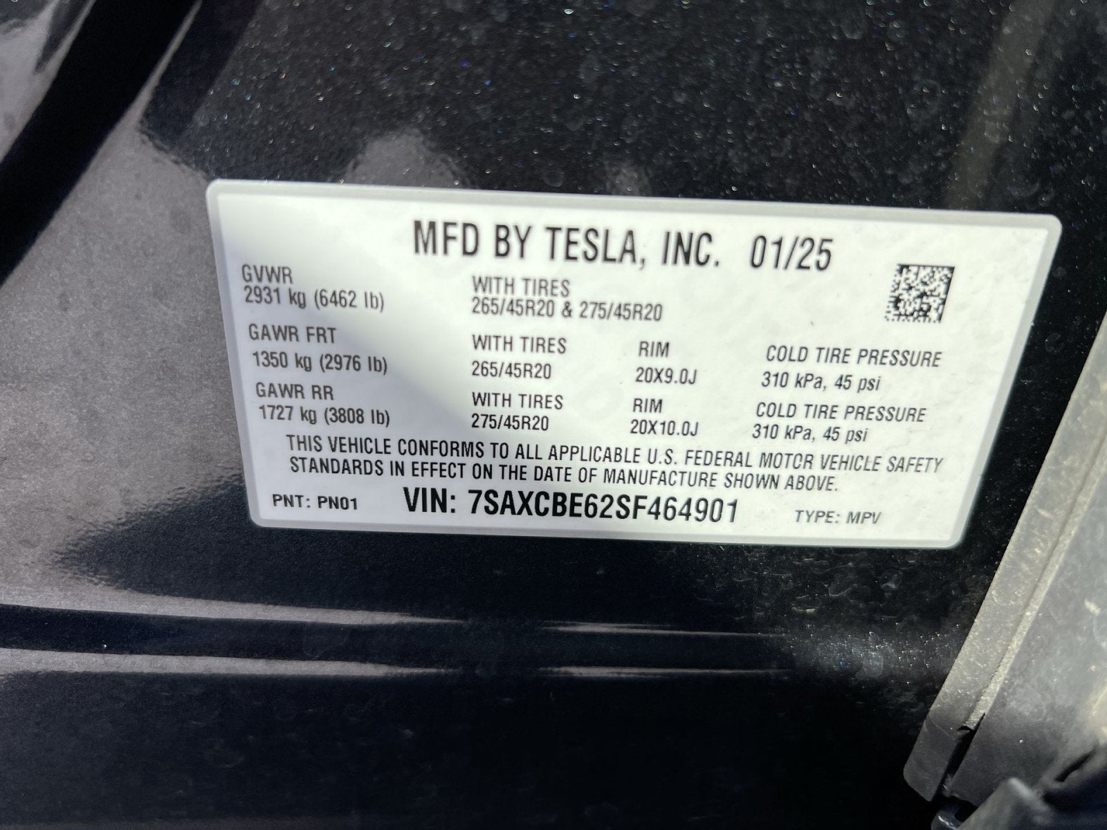2025 Tesla Model X Plaid