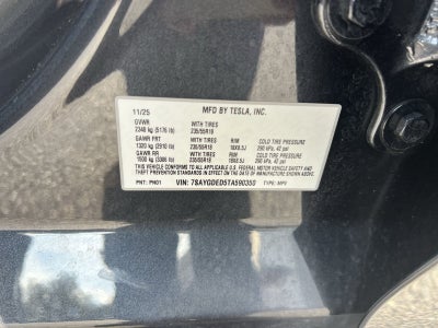 2026 Tesla Model Y Standard Range