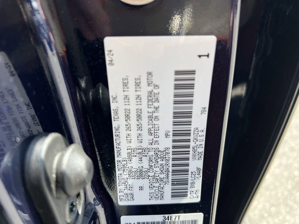 2024 Toyota Sequoia Capstone