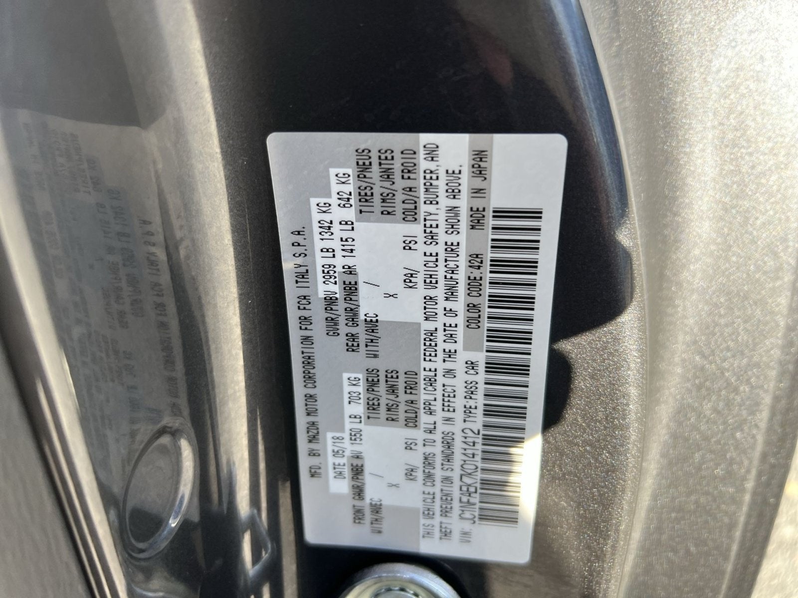 2019 FIAT 124 Spider Lusso