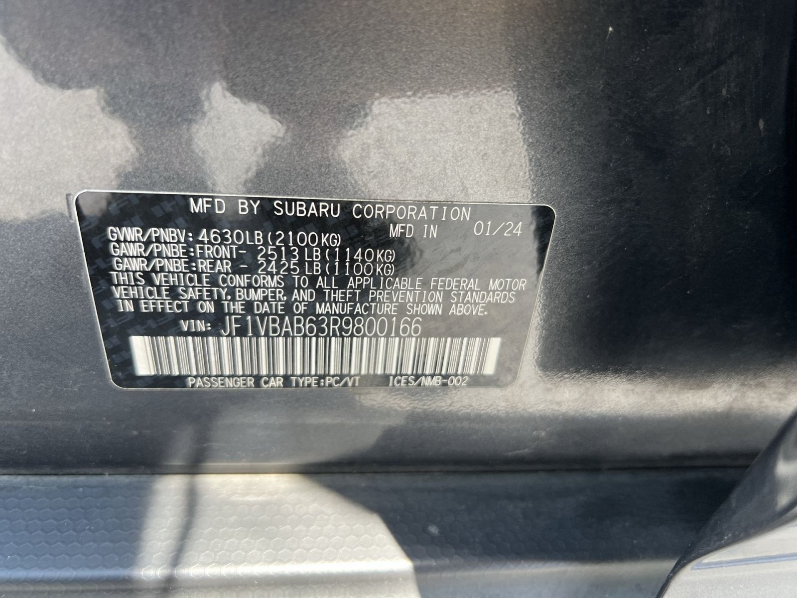 2024 Subaru WRX Base