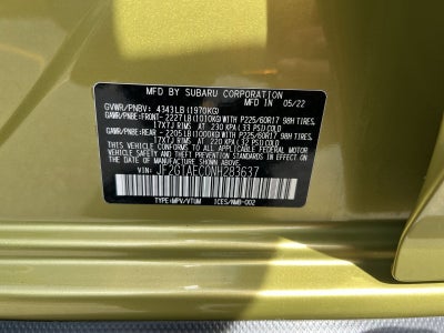 2022 Subaru Crosstrek Premium