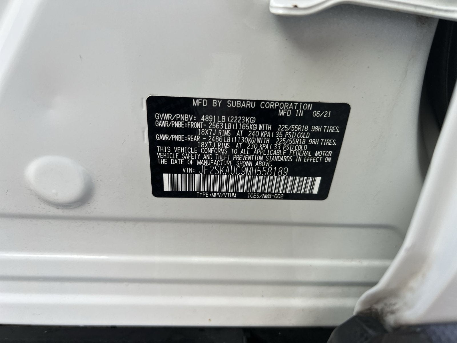 2021 Subaru Forester Limited
