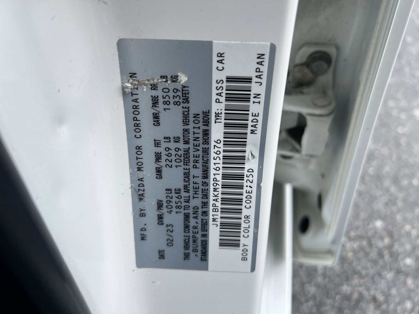 2023 Mazda Mazda3 2.5 S Select Package