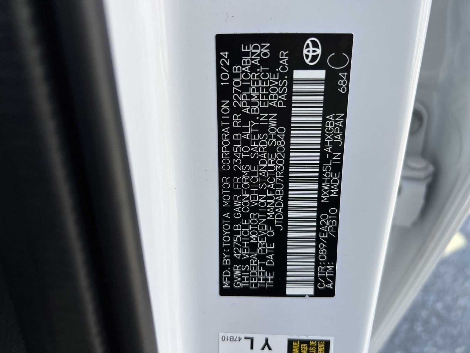 2024 Toyota Prius XLE