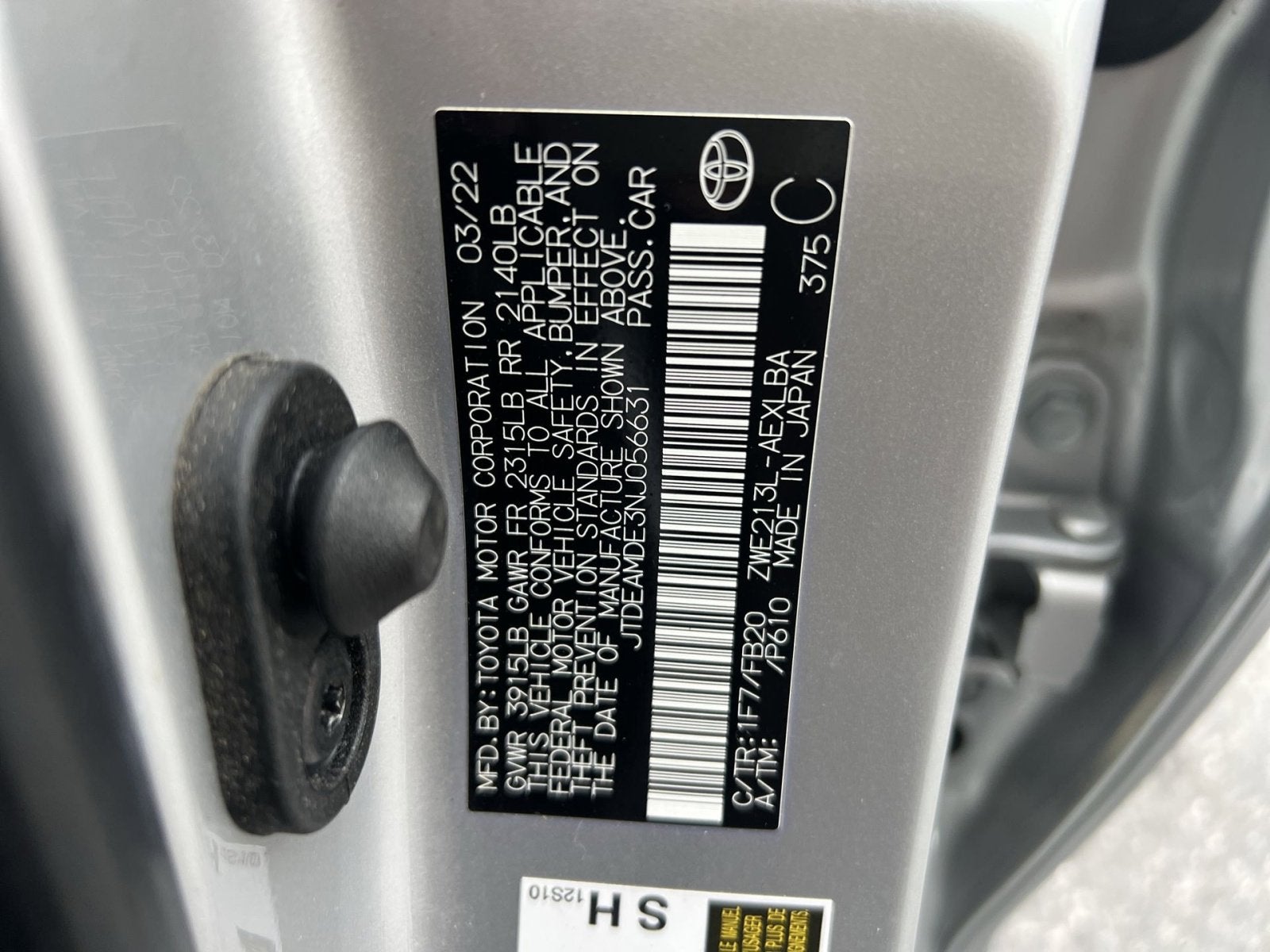2022 Toyota Corolla Hybrid LE