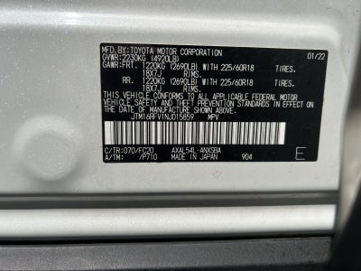 2022 Toyota RAV4 Hybrid SE