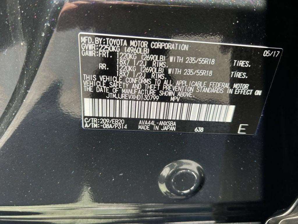 2017 Toyota RAV4 Hybrid SE