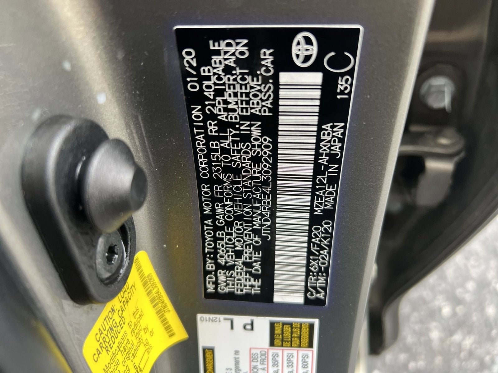 2020 Toyota Corolla Hatchback SE