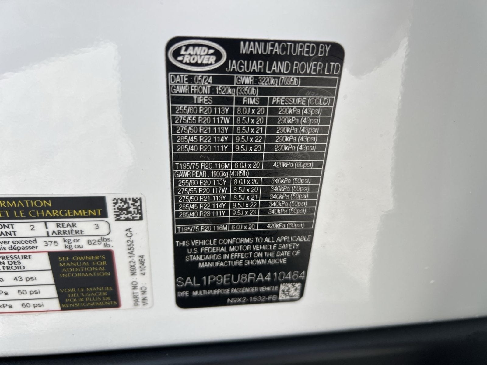 2024 Land Rover Range Rover Sport SE