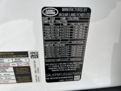 2025 Land Rover Range Rover SE