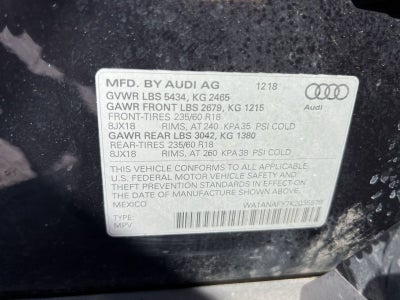 2019 Audi Q5 2.0T Premium