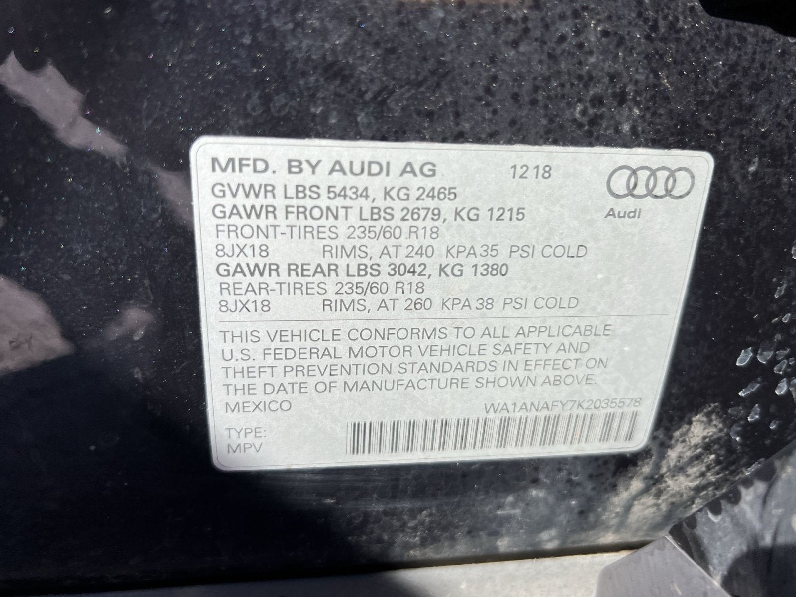 2019 Audi Q5 2.0T Premium